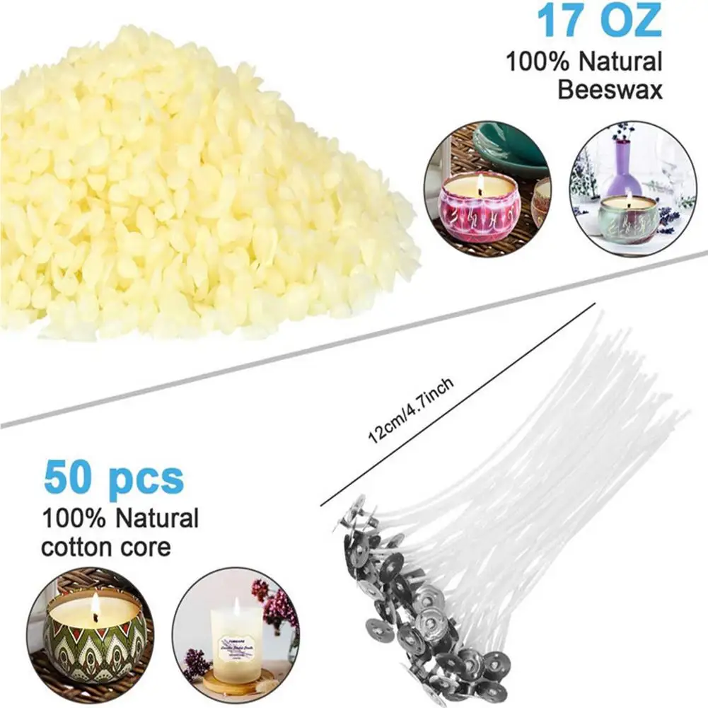 75PCS DIY Scented Candle Set Home Decoration Candle Making Kit Soy Wax Handmade Melting Cup Essential Oil candles Accessory