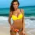 Push Up Sexy Bikini 2021 New Swimwear Women Цветочный Принт Бикини Набор Купальник Купальный костюм Пляжная Одежда Biquini Плавание Из двух частей