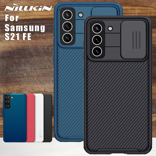 NILLKIN for Samsung Galaxy S21 FE 5G case Back cover CamShield Camera  Protection Lens Case for