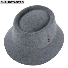 SHALUOTAOTAO, Панама, женская кепка, качественная, модная, шерсть, Панама, шапки для мужчин и женщин, элегантная, благородная, сомбреро, осень, зима, тренд, пара шляп