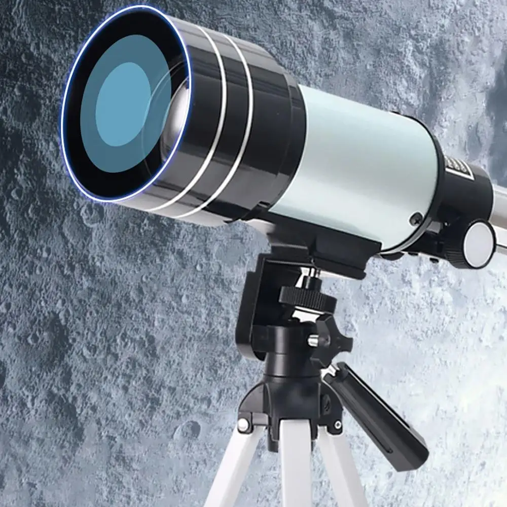 2020 Portable Telescope for Kids & Beginners Wide-Angle Monocular Lunar Observation Telescope Mingbai Telescopes for Astronomy Beginners Adults Desktop Astronomical Telescope 