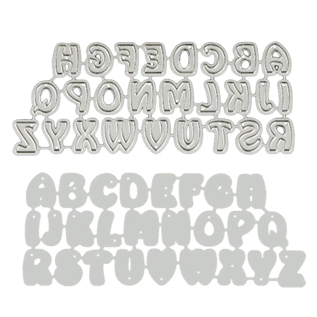 

26pcs/Set Alphabet Letter Metal Die Cutting Dies for Shot Cutting Machine DIY Scrapbooking Embossing Folder Suit