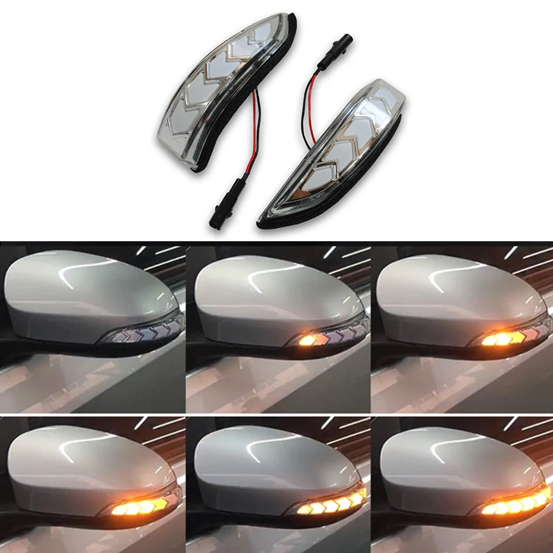 LED Flowing Side Mirror Turn Signal Light For Toyota Vios Altis Yaris Corolla Camry