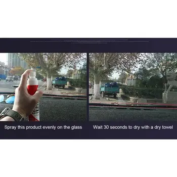 

High 100ML Car Anti Fog Spray Liquid Mist Prevention Solution Mirror Protective Agent Cleaner Vehicle Windshield