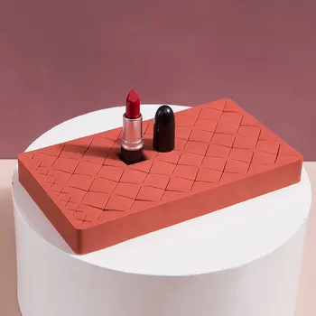 

12/24/36 Grid Silicone Lipstick Storage Box Makeup Organizer Display Stand Make-up Brush Eyebrow Pencil Holder For Cosmetics