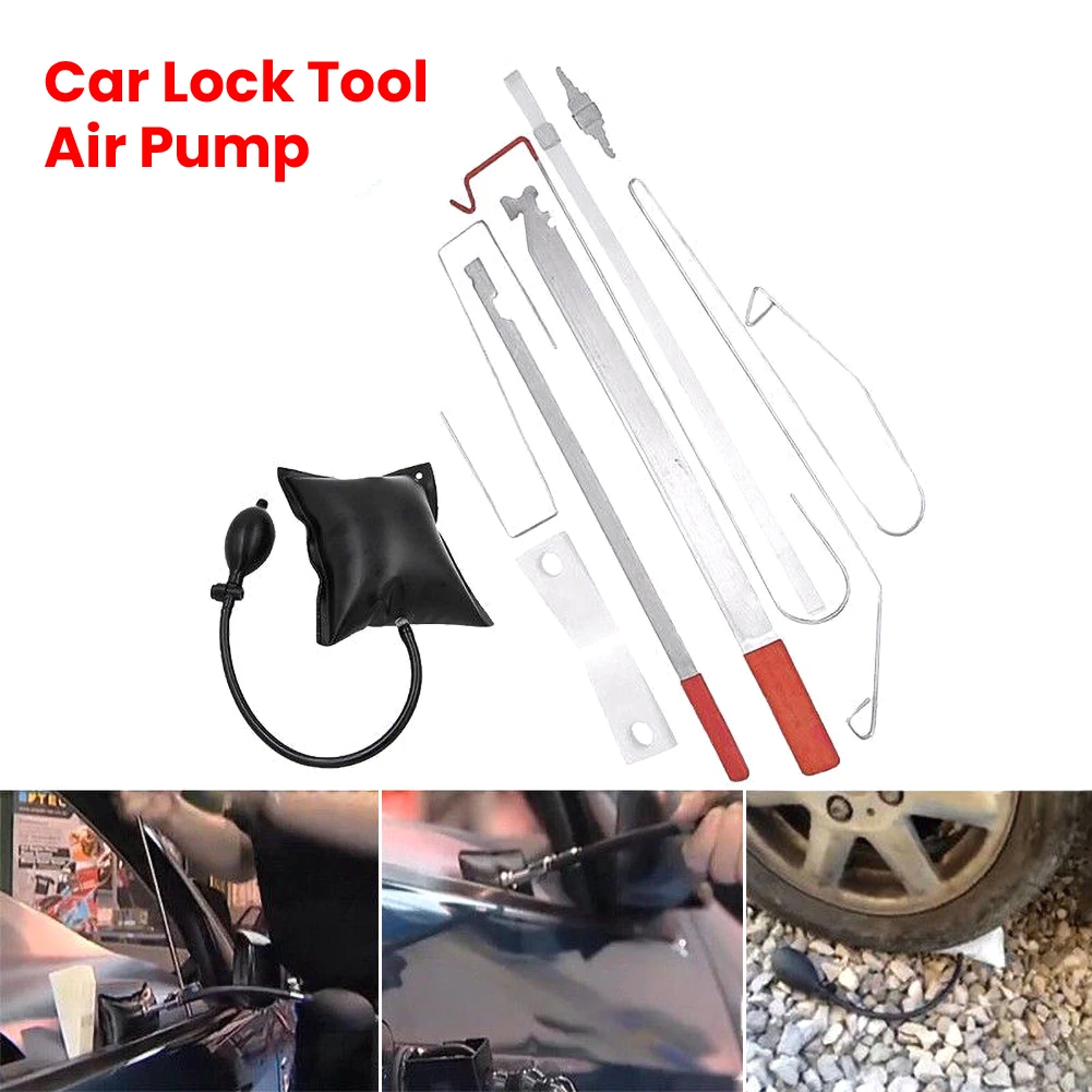 Car Universal Vehicle Door Key Lock Out Emergency Open Unlock Portable Tool Kit+Air Pump Car Universal Vehicle Door Key Lock Out Emergency Open Unlock Portable Tool Kit+Air Pump