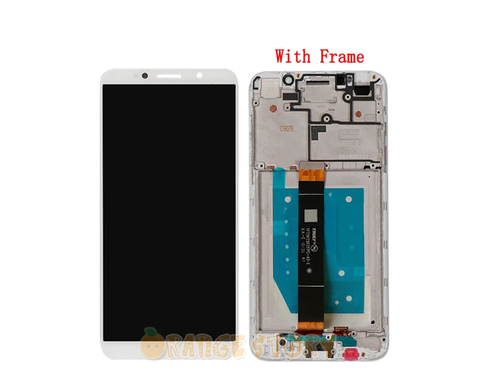 5,4" для huawei Y5 Prime DRA-LX2 Полный ЖК-дисплей сенсорный экран сенсор стеклянная рамка для Y5 DRA-L21 DRA-L01 ЖК-экран