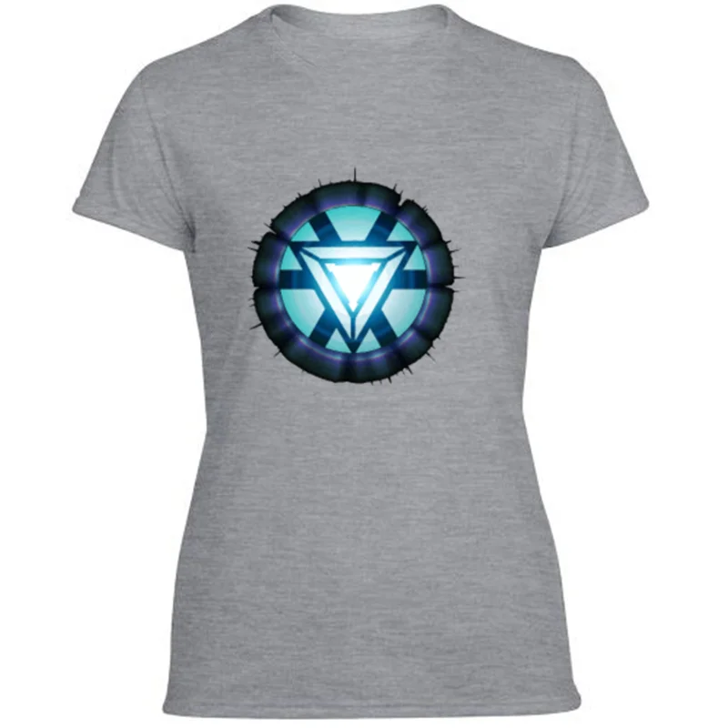 Новая мода ARC REACTOR-Марвел Мститель Железный человек сердце футболка для мужчин новинка мужские футболки с коротким рукавом комиксы