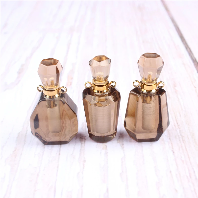 

Mini Perfume Bottle Citrine 3ML Portable Travel Cosmetic Container Perfume Bottle Cosmetic Container