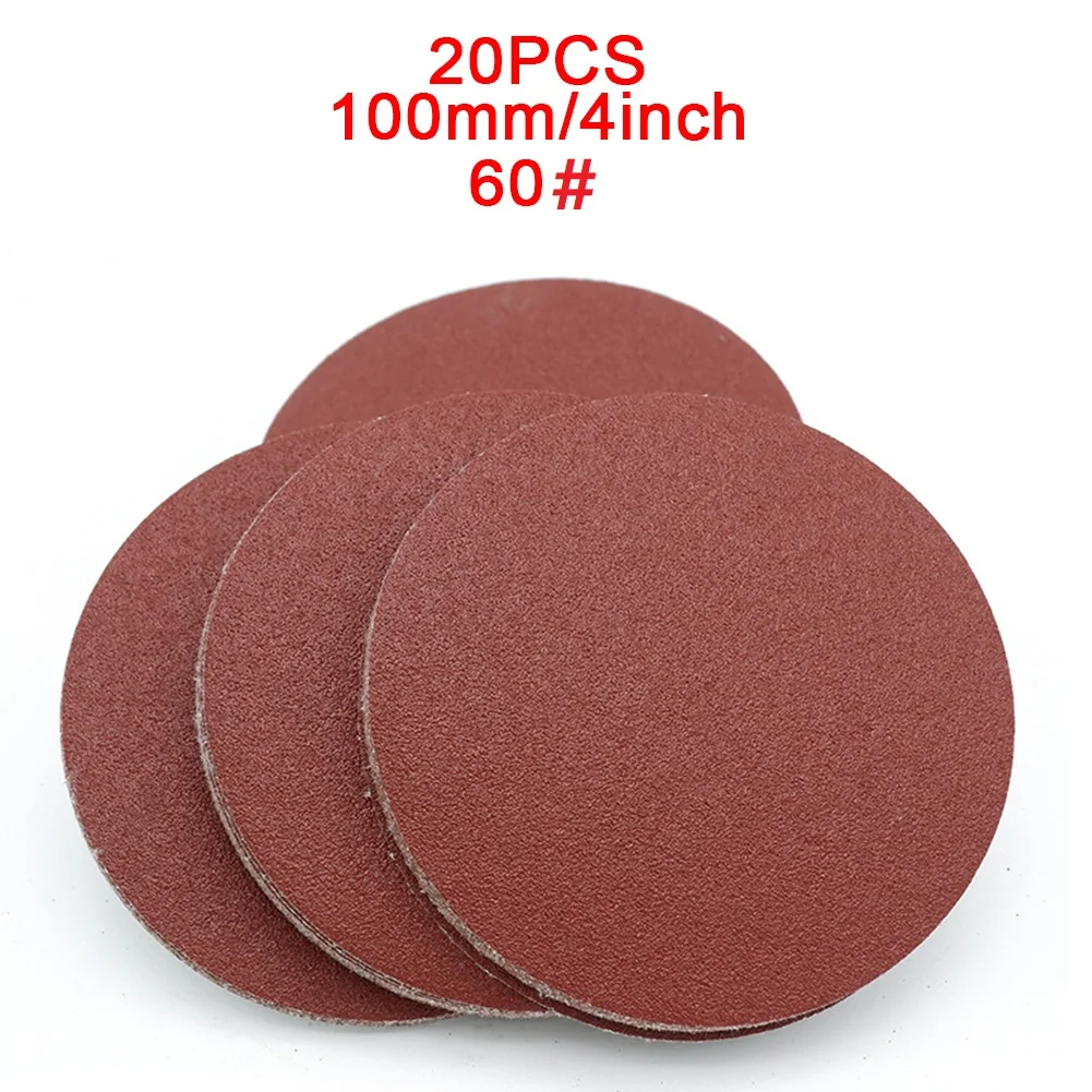 20 шт 4 дюйма/100 мм 40-2000Grit специальный диск для наждачной бумаги круглой полировки
