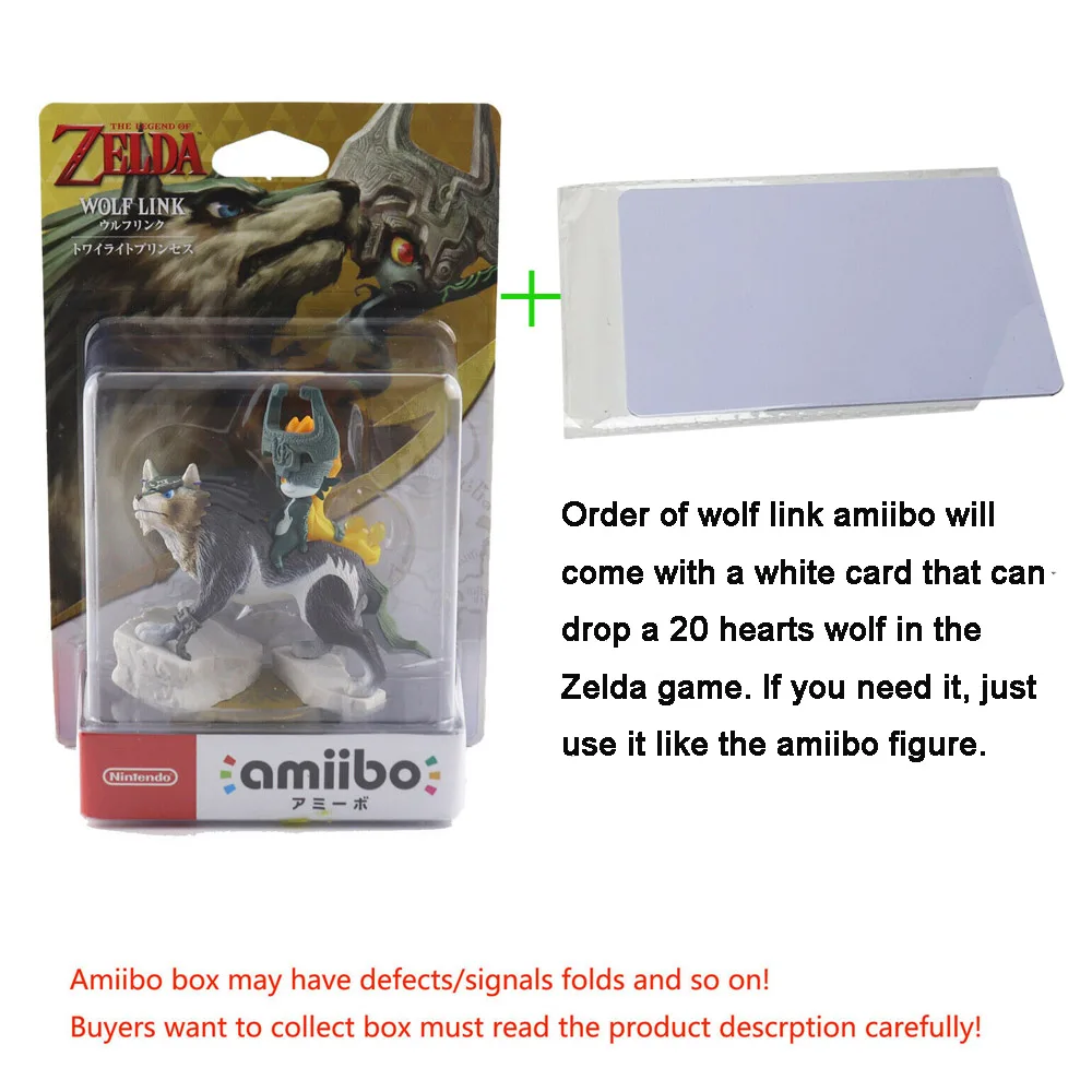 Wolf Link Новые Фигурки Amiibo Link Wolf Zelda ocarina of Time Majoras маска Mipha Revali Daruk Urbosa для переключения BOTW - Цвет: Wolf Link