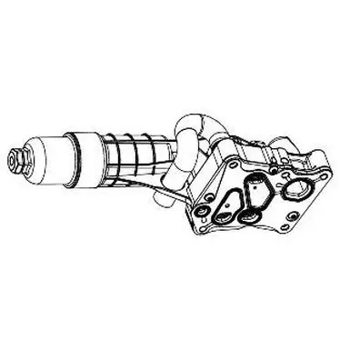 Радиатор масл. в сборе с корпусом для а/м Mercedes-Benz C(W204)(07-)(LOc 1504) LUZAR LOc1504