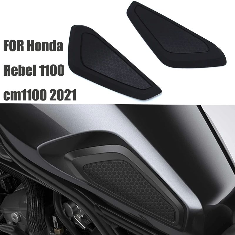 For Honda CM1100  REBEL 1100 REBEL1100 Motorcycle Protector Anti slip Tank Pad Sticker Gas Knee Grip Traction Rubber Side Decals for honda rebel cmx500 cmx300 cmx 500 300 motorcycle anti slip tank pad 3m side gas knee grip traction pads protector sticker