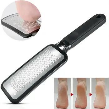 

Microplane Foot Rasp File Pedicure Callus Remover Hard Dead Skin Scrubber Black Foot Files Scraper Plastic Rubber Metal