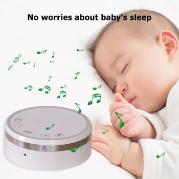 

Portable White Noise Sleep Instrument Decompression Hypnotic Home Sleep Monitor Aid with Multifunctional Timing Breathing Light
