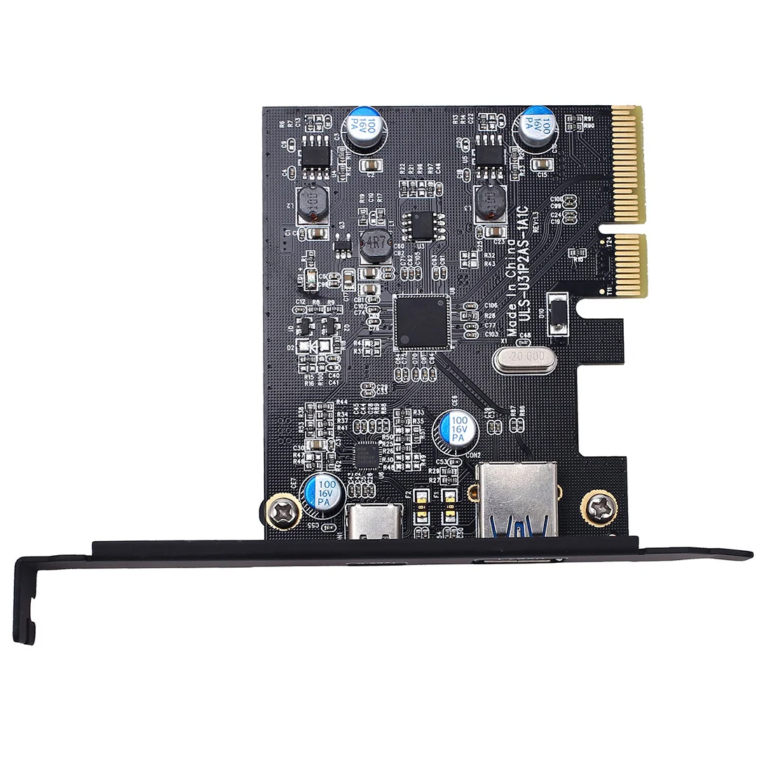 Add on Card Внешний USB 3,1 10 Гбит/с PCI Express Riser Card 1x Тип C и 1x тип A USB 3,0 порт расширения адаптер для шахтера ПК