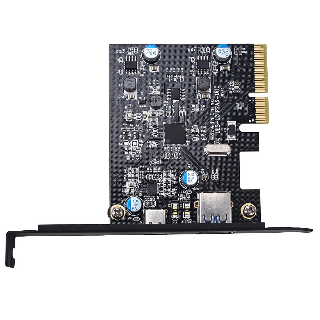 XT-XINTE Внешний USB 3,1 10 Гбит/с PCI Express Riser Card 1x Тип C& 1x тип A USB 3,0 порт расширения адаптер для шахтера ПК
