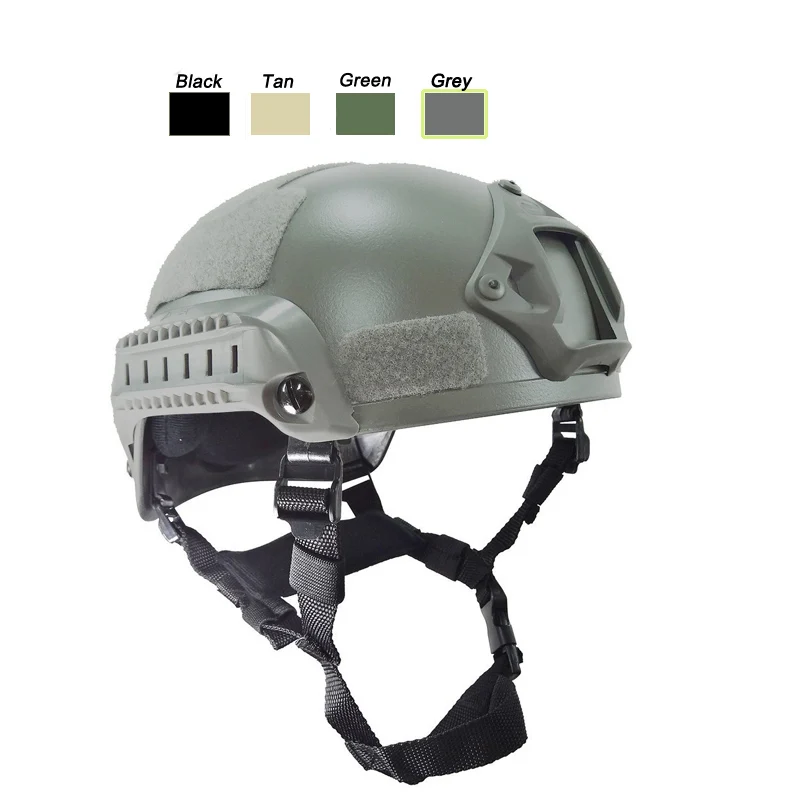 MICH2001 Gray Открытый страйкбол стрельба защита головы шестерни Mich 2000 2001 2002 Тактический Быстрый Helme - Цвет: MICH2001 Gray