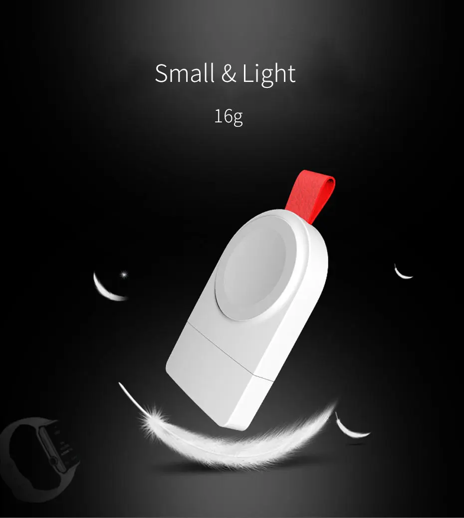OUSU Мини QI Беспроводное зарядное устройство для apple watch магнитное зарядное устройство для iwatch 1 2 3 4 cargador usb быстрозарядная станция