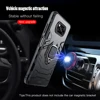 KEYSION Shockproof Armor Case for Xiaomi POCO X3 NFC F2 Pro Ring Stand Bumper Phone Back Cover for Xiaomi Pocophone X3 NFC X2 F1 ► Photo 2/6