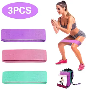 

Resistance Bands Loop Exercise Yoga Workout Elastic Bands Gym Fitness Equipment for Legs and Butt - Activate Glutes and Thigh