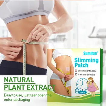 

20pcs Slimming Patch Quick Slimming Patch Belly Slim Patch Abdomen Slimming Fat Burning Navel Stick Weight Loss Slimer Tool