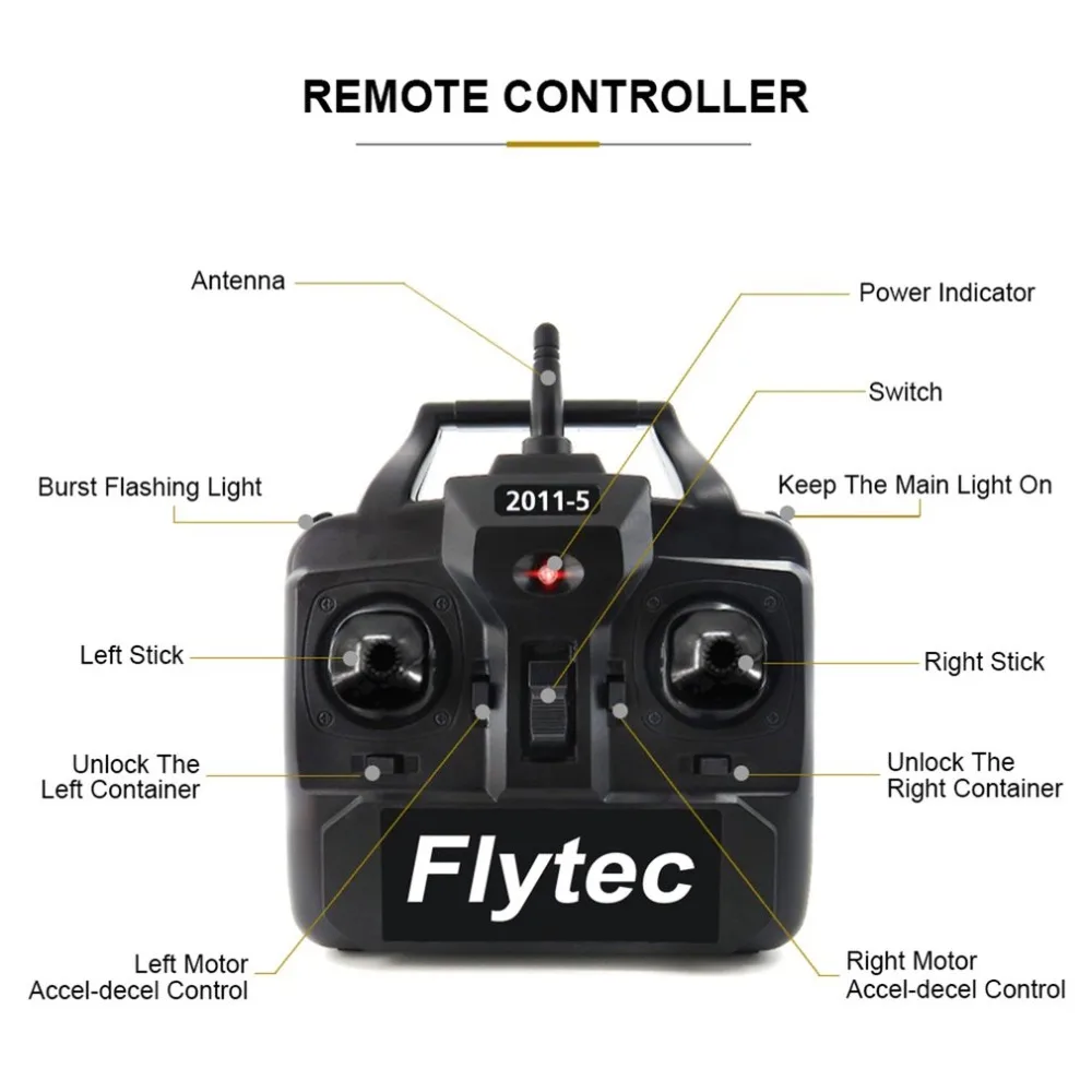 Flytec 2011-5 инструмент для рыбалки умная радиоуправляемая лодка корабль игрушка рыболокатор Рыба Лодка на дистанционном управлении лодка для