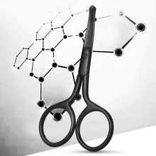 Инструмент из нержавеющей стали для мужчин, легкий триммер, аксессуары для волос в носу, прочные ножницы для ухода за лицом, круглая головка, личный уход