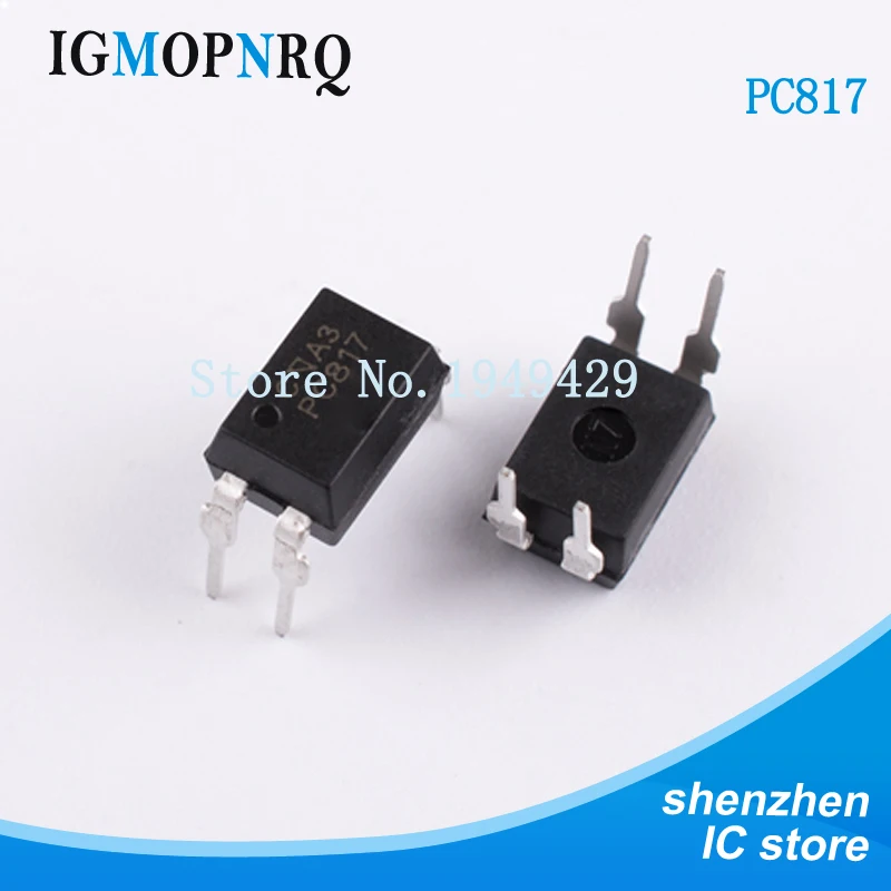 50 шт. PC817B DIP4 PC817 B транзисторный выход оптопары Photocoupler вход постоянного тока 80V 50mA
