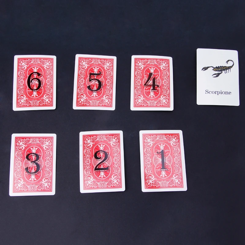 

Animal Prediction Danger Card Close Up Magic Trick Prediction Magic Toys Kids