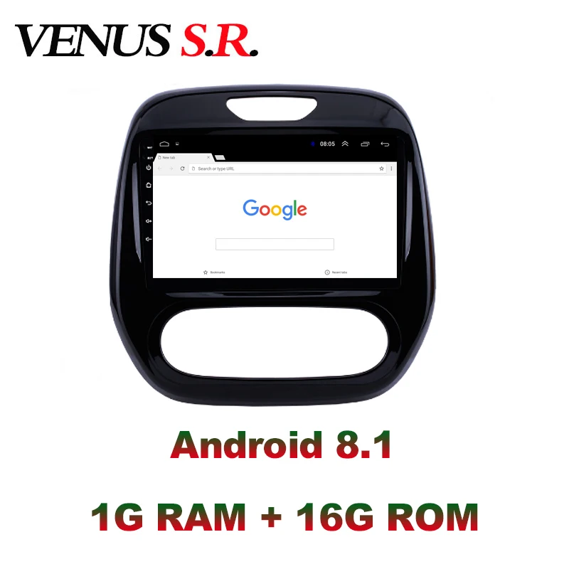 VenusSR Android 8,1 автомобильный dvd-плеер gps навигация Мультимедиа для Renault Captur CLIO samsung QM3 автомобильный стерео wifi