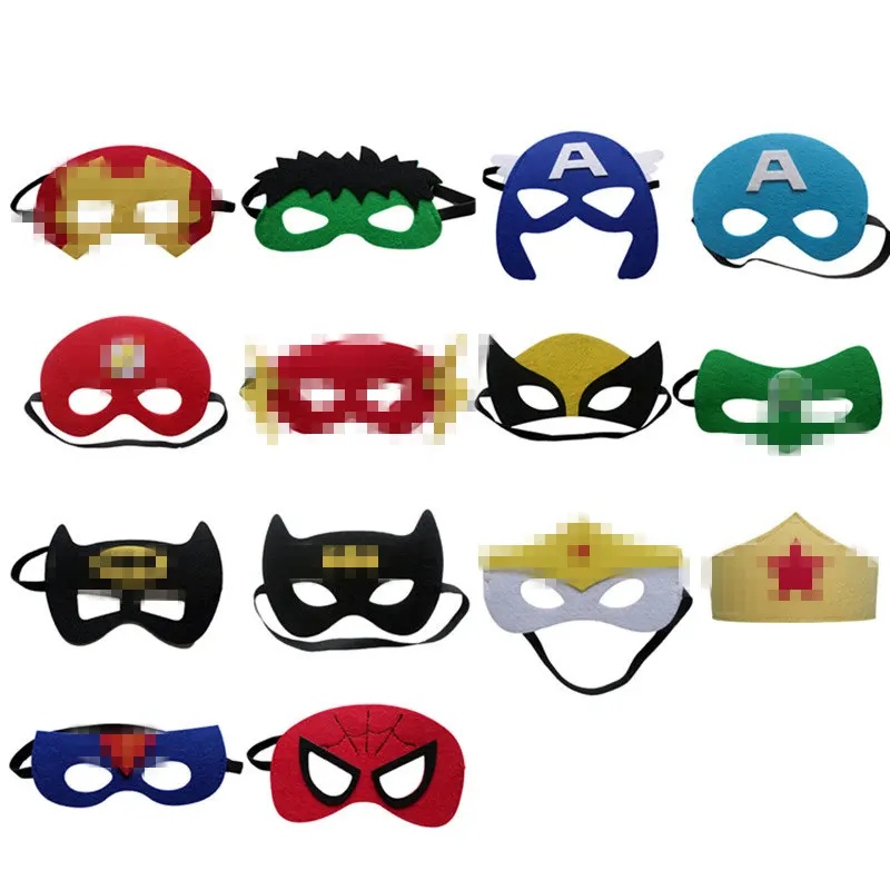 15pcs-lot-Super-Hero-Cosplay-Mask-Kids-Birthday-Party-Superhero-Favor-Gifts-Halloween-Party-Dress-Up (1)
