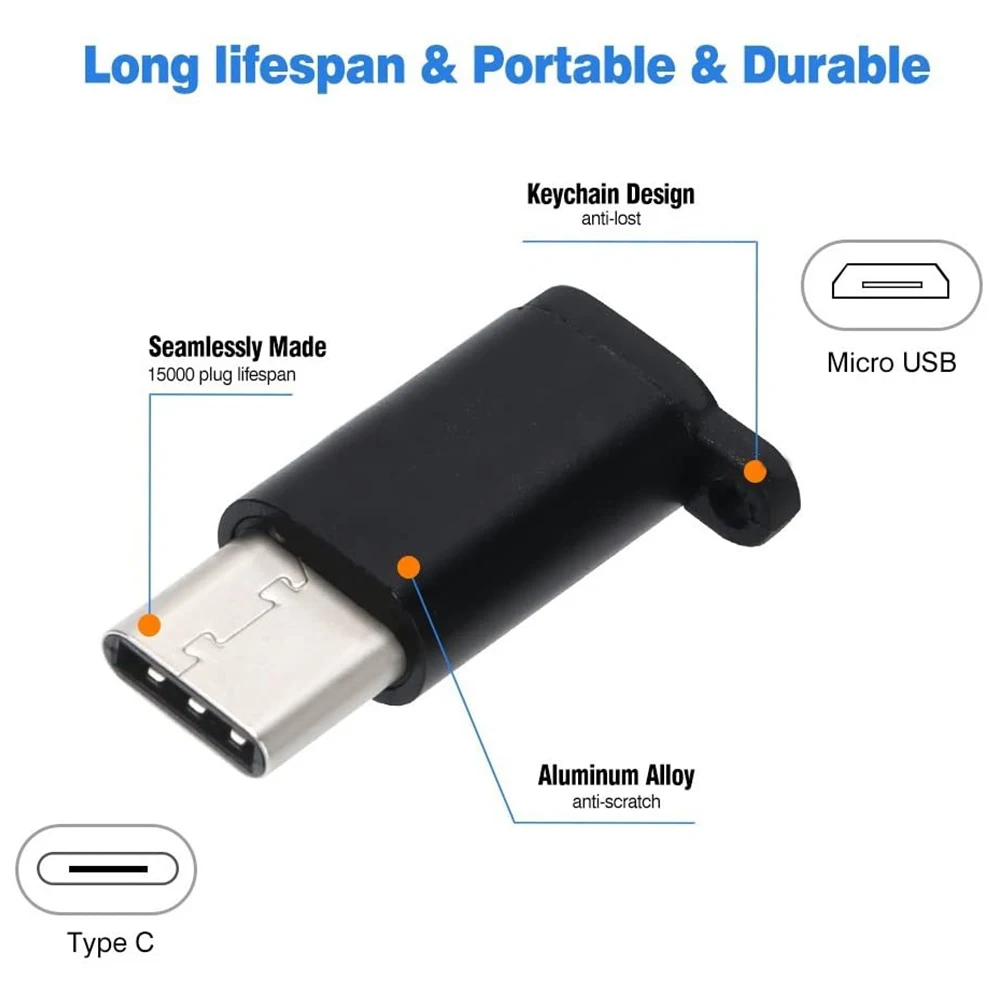Адаптер Otg Type c Φ к Micro USB адаптер Женский конвертер для Xiaomi mi 10 pro Samsung Note plus Usb C