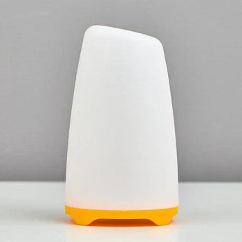 

Night light "Oval lantern" LED RGB 2 modes from batteries 3ААА white-orange 8x8x13.5 cm 5091641