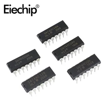 Lógica ic sn74hc00 sn74hc02 sn74hc04 sn74hc08 sn74hc32 dip pacote, cmos circuitos integrados (ics) lógica portões e inversores