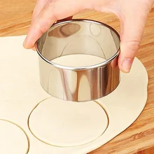 3 шт. нержавеющая сталь высокая прочность коррозионная стойкость клецки кожи производитель плесень круглый клецки резак Прямая поставка