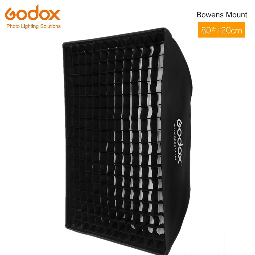 Софтбокс Godox 32*47 &quot80*120 см сотовый софтбокс с решеткой креплением Bowens для студии