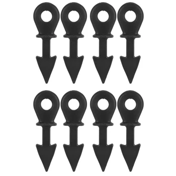 

8Pcs Bow String Shock Absorber Rubber Bowstring Damper for Outdoor Archery Hunting Accessory