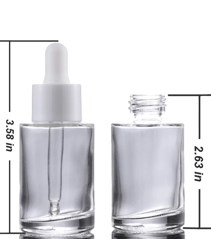 3Colors 1oz 30ml Essential Oil Bottles- Round Empty Refillable With Glass Dropper Dispenser For Liquid Aromatherapy Fragrance