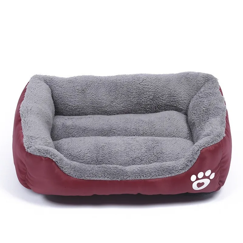 Benepaw S-3XL согревающая кровать для собак, дышащая, 11 цветов, износостойкая, для собачьего дома, мягкая флисовая кровать для питомцев, кошек, щенков, водонепроницаемое дно