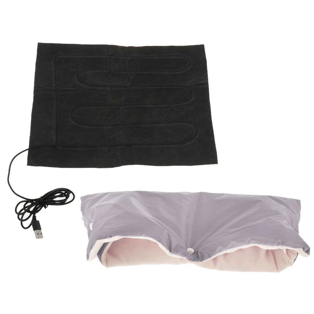 Windproof Coldproof Pram Stroller Mittens Muff Muff Fleece Warm Glove Stroller Accessories