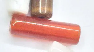 Red Agate Eruifa 10 шт. 13 мм длиной, 4 мм толщиной полудрагоценный каменный Шарм Подвеска ювелирные изделия DIY серьги ожерелье 11 цветов - Цвет: Red Agate