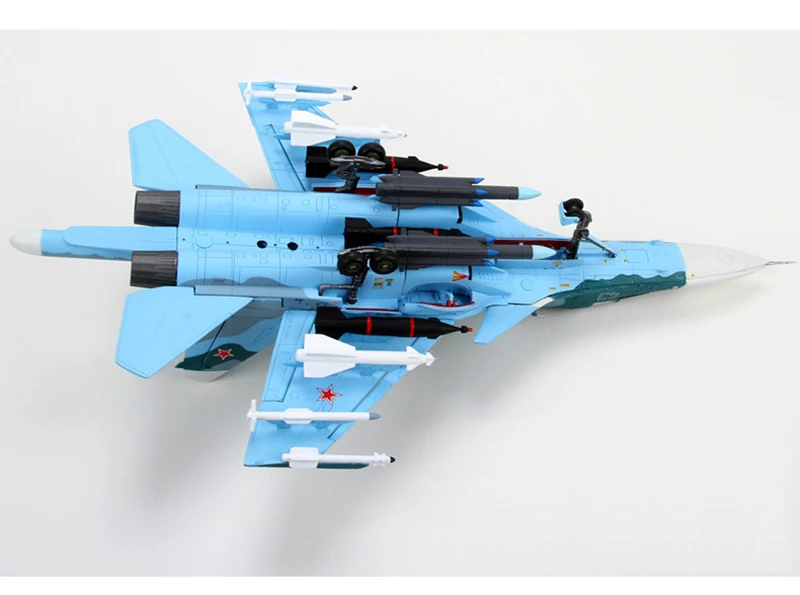 Для коллекции 1: 72 Sukhoi Su 34 модель самолета Platypus бомбер статический su34 литой под