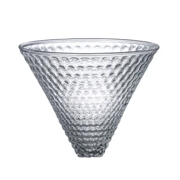 

V Shape Reusable Glass Coffee Filter Heat Resistant Coffee Drip Filter Coffee Filter Funnel Durable Coffee Accessory