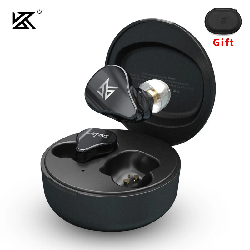Kz SA08 Tws Bluetooth 5.0 Oortelefoon 8BA Eenheden Game Oordopjes Touch Control Noise Cancelling Sport Headset