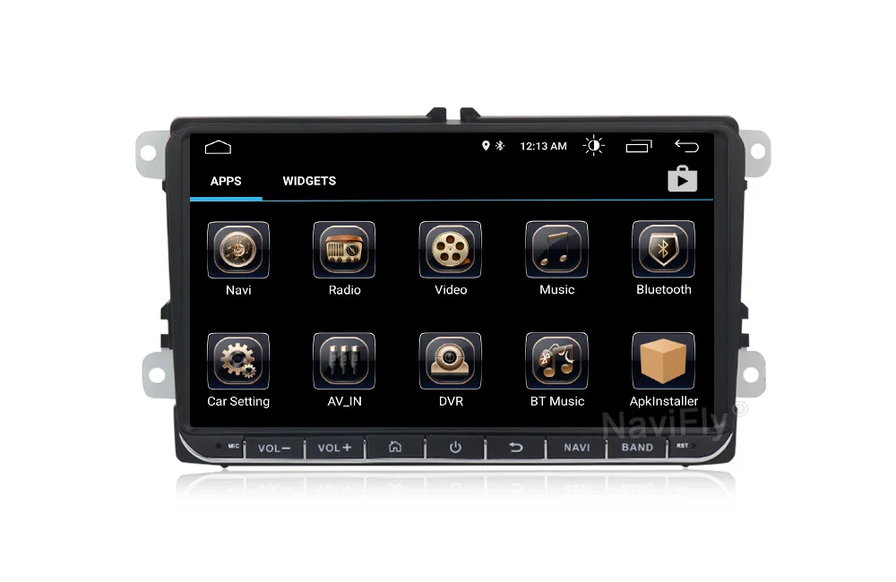 Top free shipping Android 8.1 car dvd gps navigation for skoda for volkswagen golf polo tiguan passat 2din dvd car stereo 35