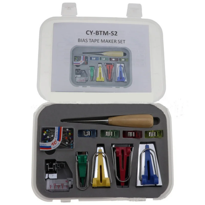 Набор для изготовления клейкой ленты, инструмент для изготовления клейкой ленты для шитья с клейкой лентой прижимная пришивная фурнитура для шитья
