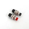 50Pcs Red Cap 7mm Mini Lockless Momentary ON/OFF 2 Pin Push Button Switch ► Photo 2/4