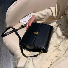 Высококлассная сумка иностранный стиль женская сумка новая волна Корейская версия дикой текстуры сумка через плечо модная простая Ретро сумка