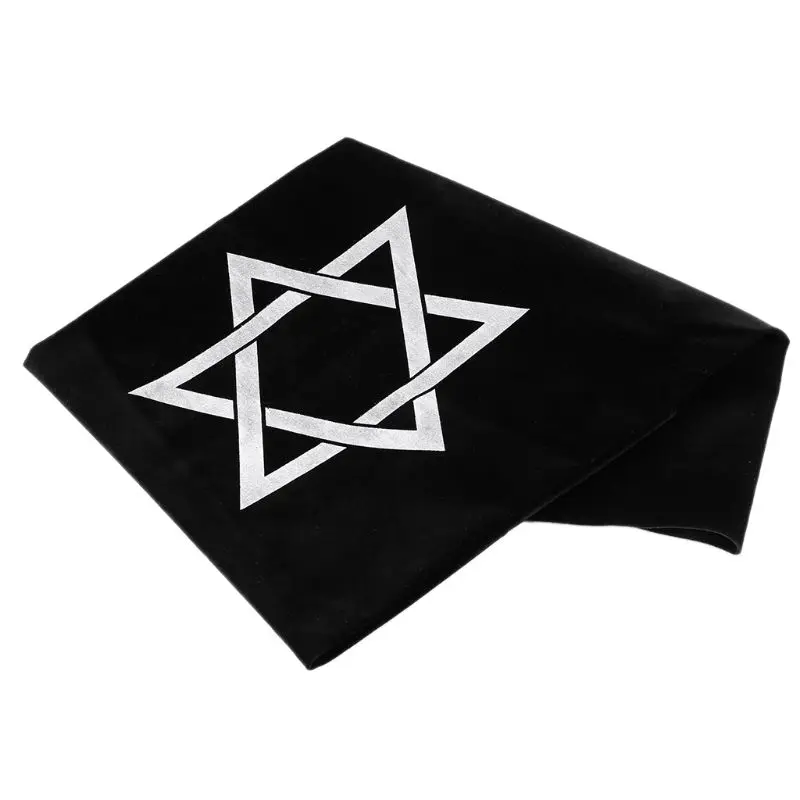 75*75 см бархатная скатерть Таро Шестигранная Волшебная divination Arsh аксессуары для настольной игры